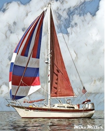 CSY 33 Cutter Under Sail